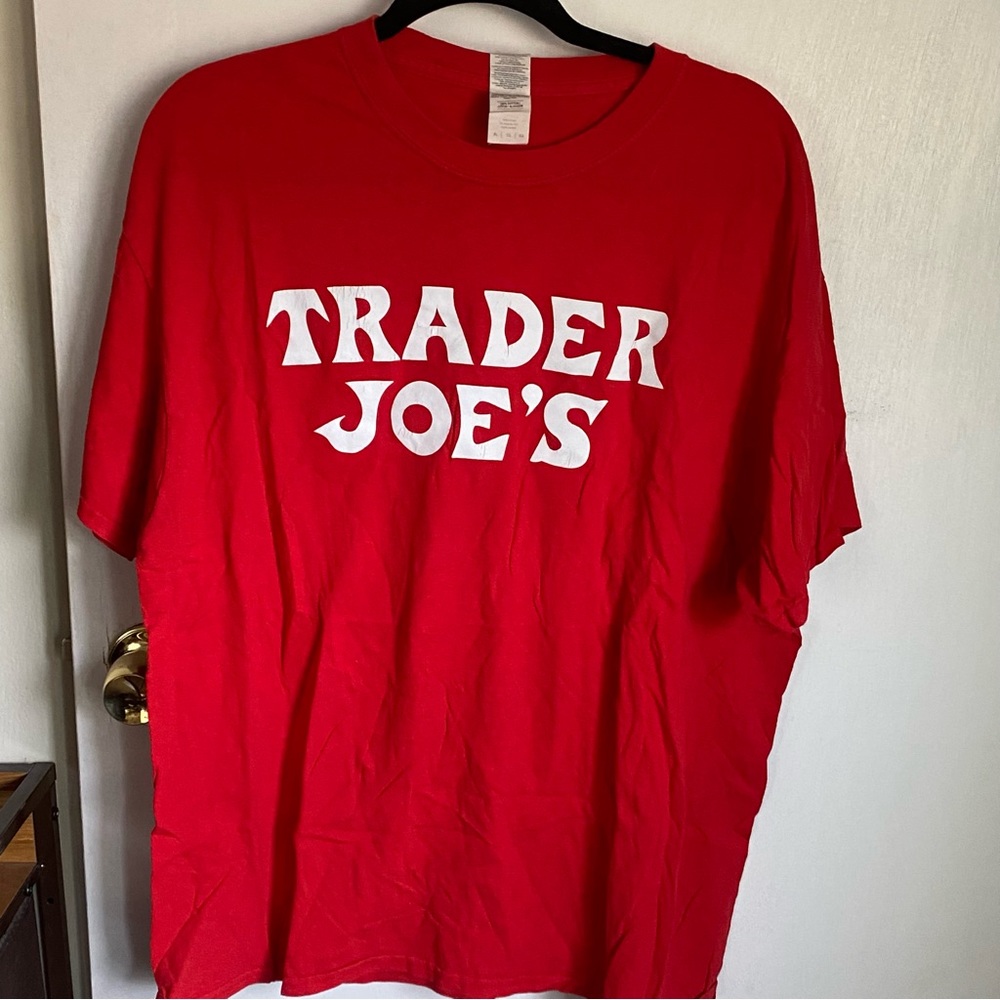 trader joe’s employee shirt